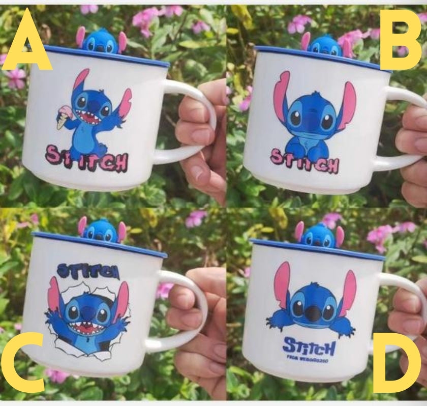 Stitch keramička šolja s poklopcem, dio keramički set čajnik