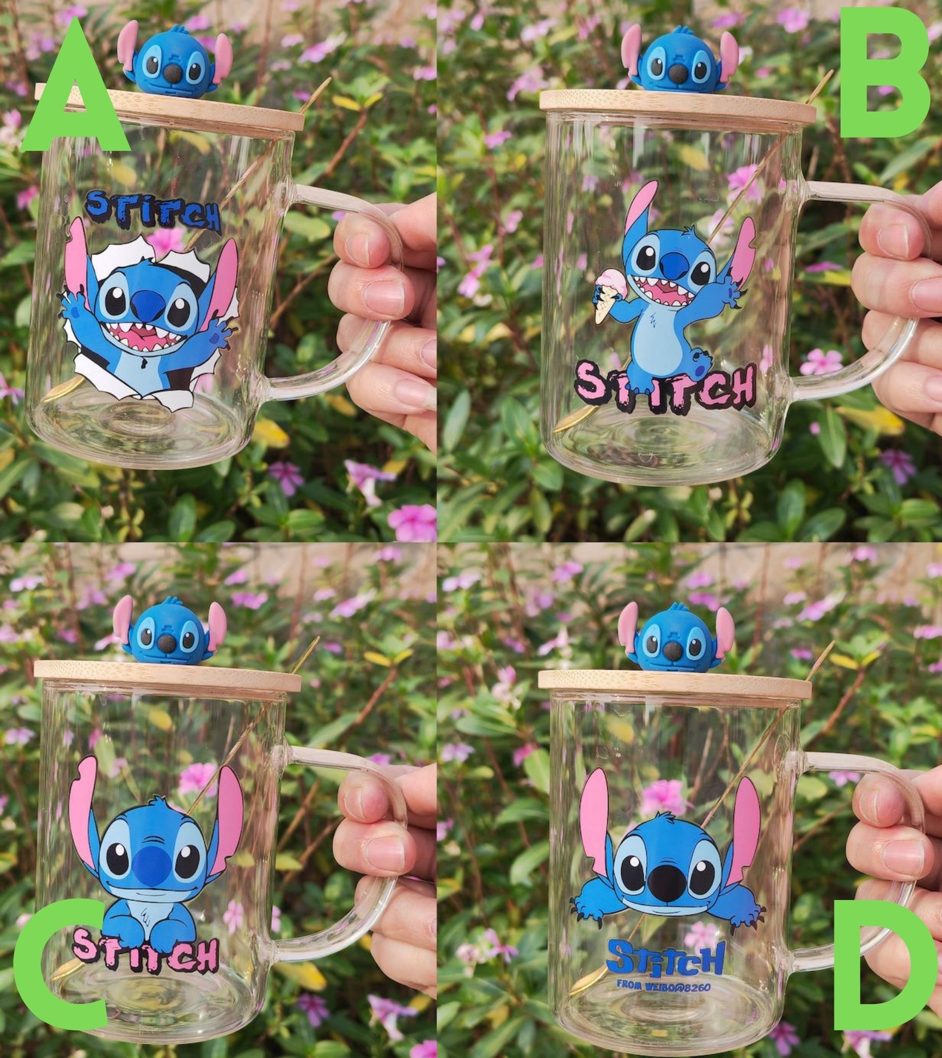 Stitch šolja set keramički s čajnikom, poklopcem i kašikom za ljubitelje Stitchea