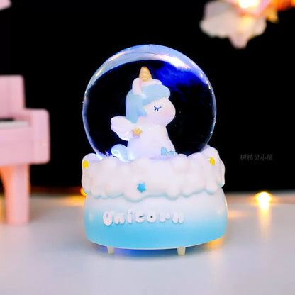 Illuminirana unicorn ukrasna kugla dekorativna UNICORN KUGLA za svaki interijer