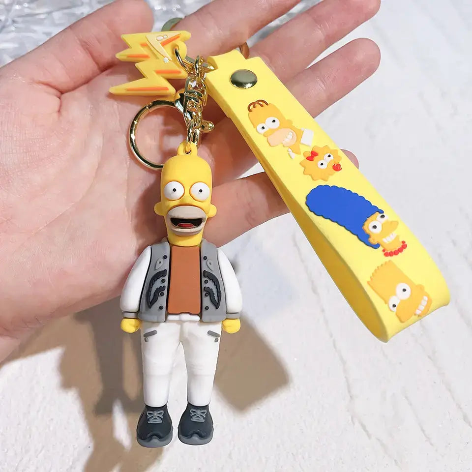 Homer Simpson privjesak s tematskom trakicom u stilu Simpsonovih