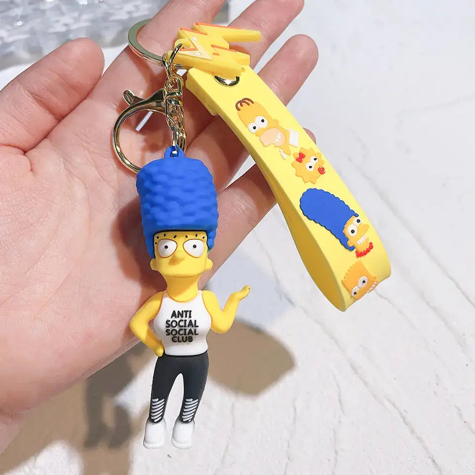 Marge Simpson privjesak s žutom trakom za ljubitelje Simpsona