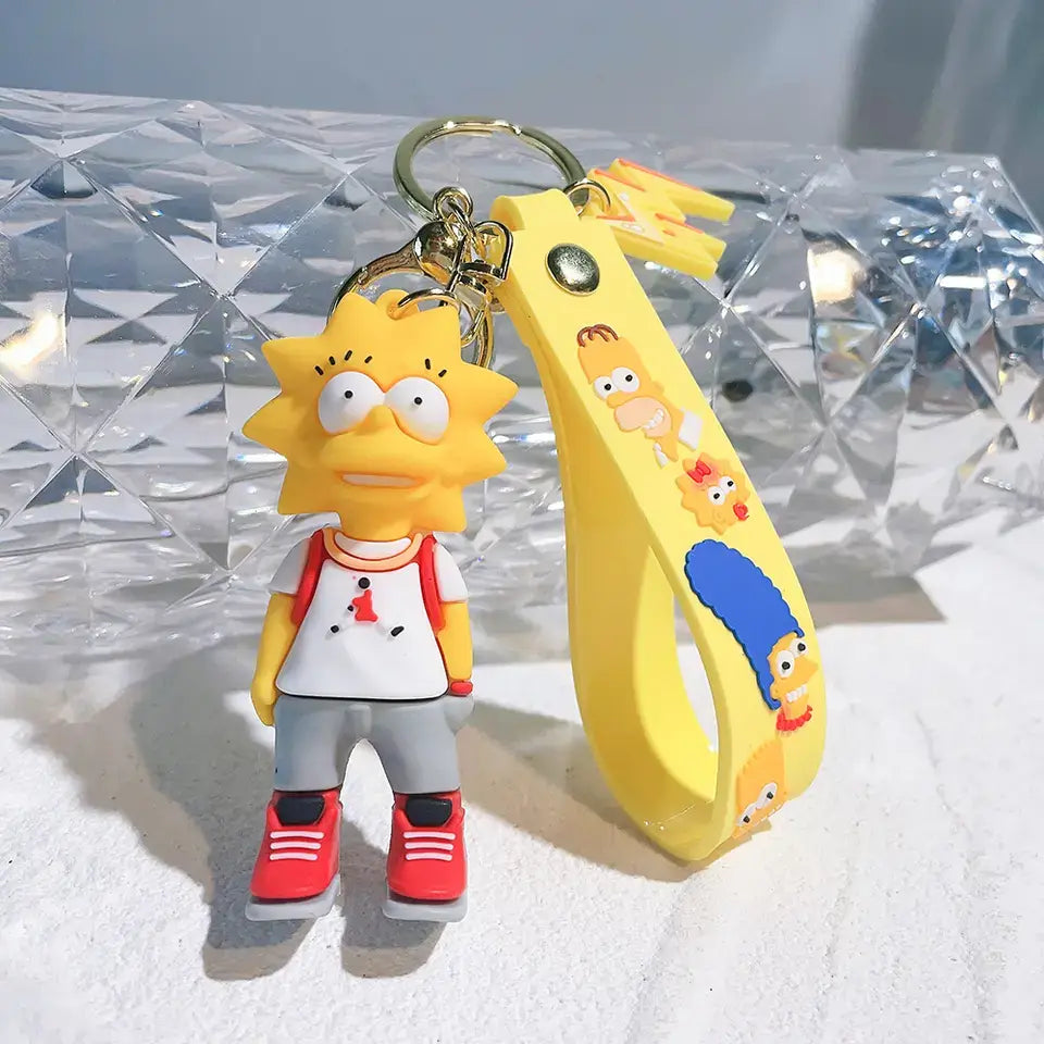 Lisa Simpson privjesak s žutom trakom za obožavatelje serije Simpsons