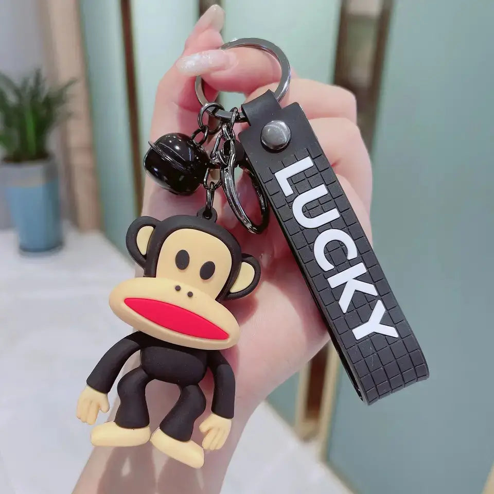 Privjesak majmuna s oznakom Lucky za sreću, LOVELY MONKEY PRIVJESAK1