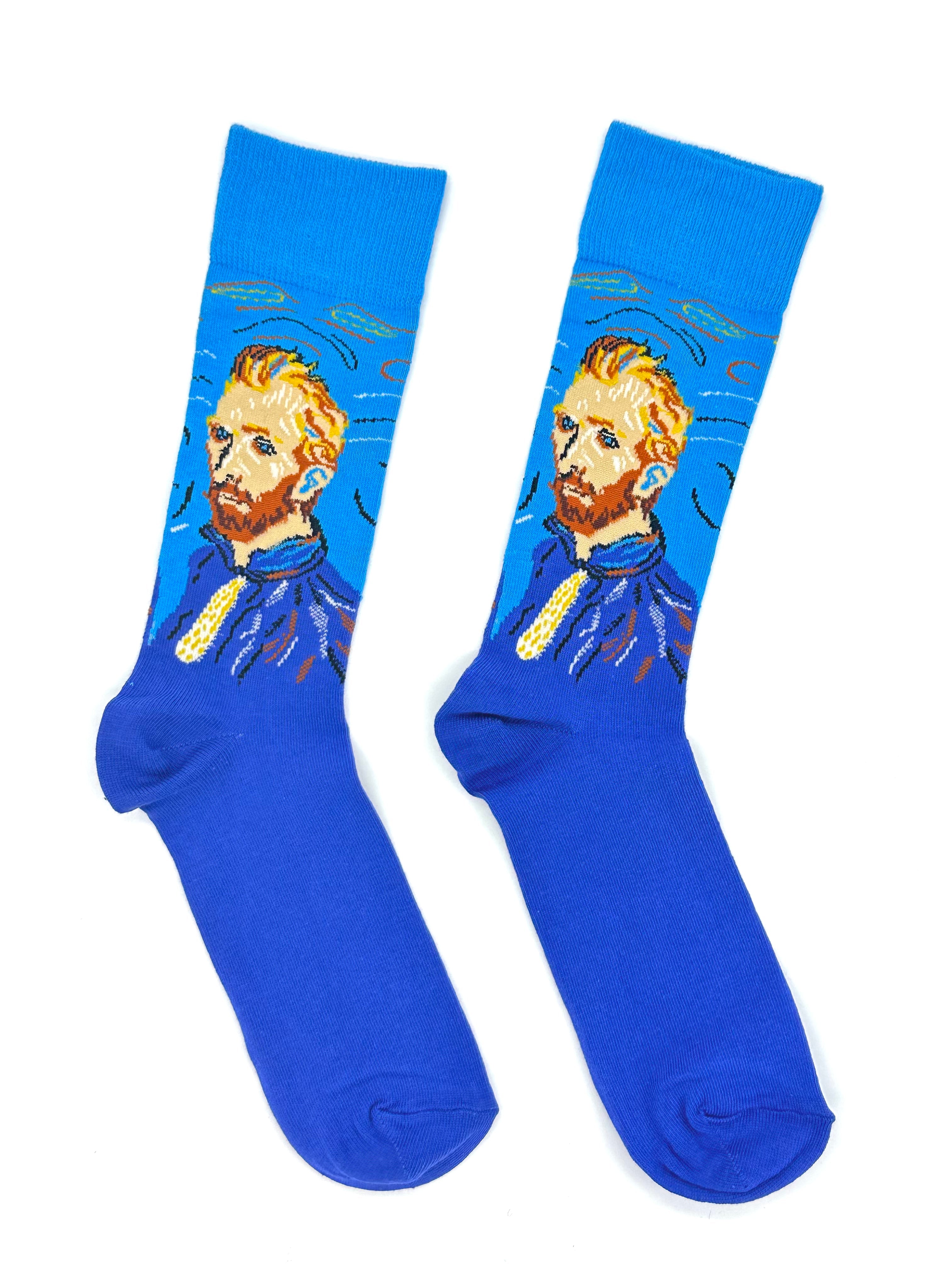 Par čarapa u plavoj boji s motivima Van Gogha, VAN GOGH ČARAPE