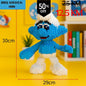 Plava i bijela Smurf figurina od 1880 LEGO kockica