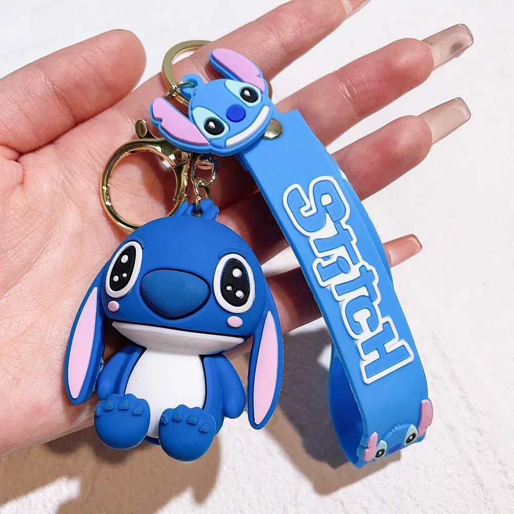 Plavi privjesak Lilo Stitch za ključeve, savršeno za ljubitelje Disney junaka