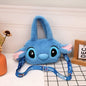 Plava plišana Torbica Stitch prikazana u proizvodu STITCH TORBICA