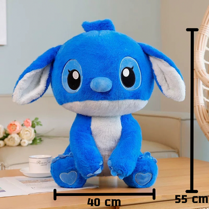 Plavi plišani Stitch jastuk, savršen za dekorativne jastuke ukrasne