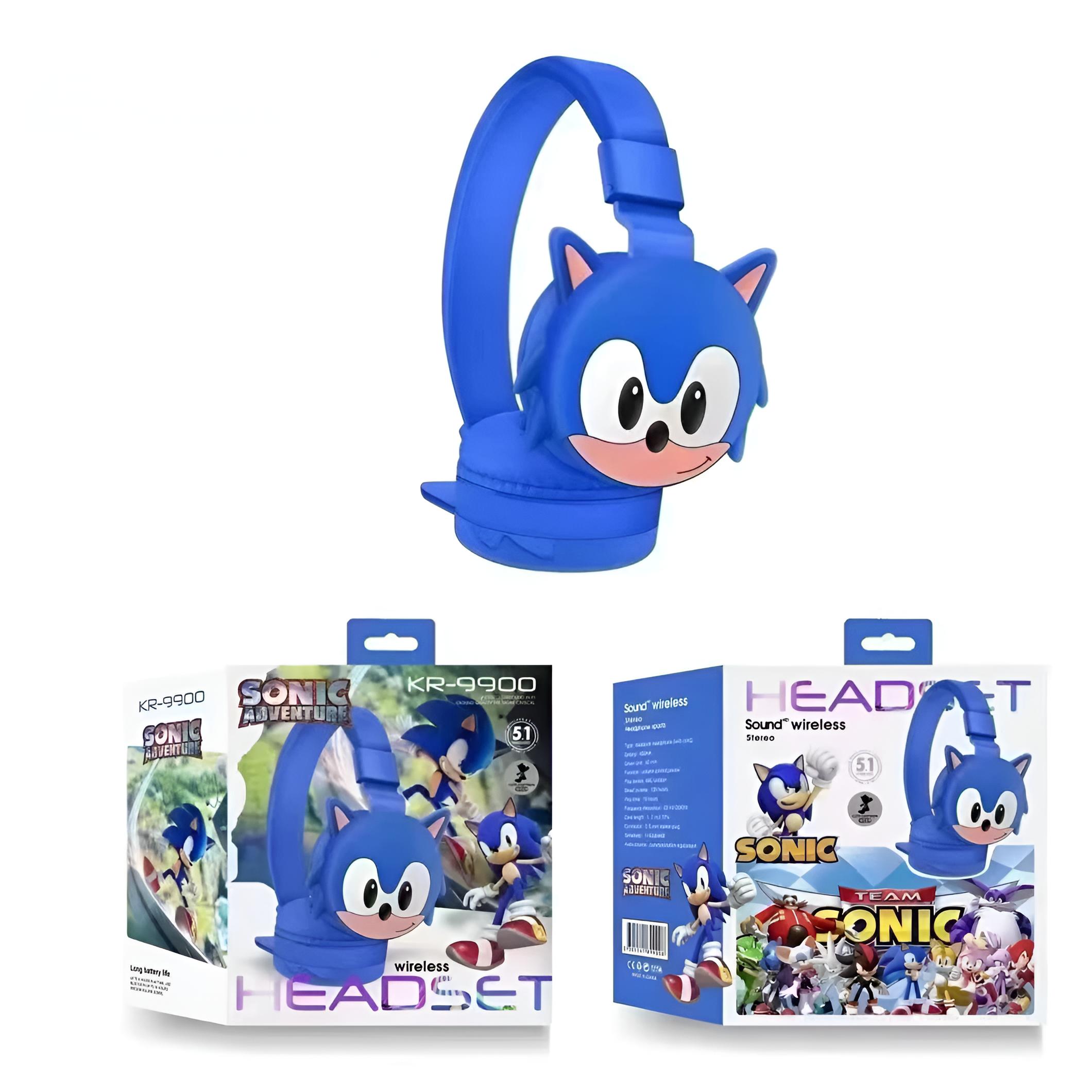 Plave Sonic Bluetooth sluŠalice s mačjim ušima i podesivom trakom