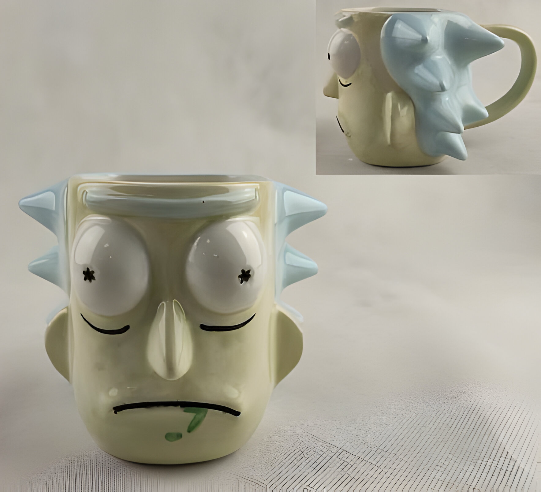 Rick and Morty keramička šolja s motivom Rika Sančeza za ljubitelje serije