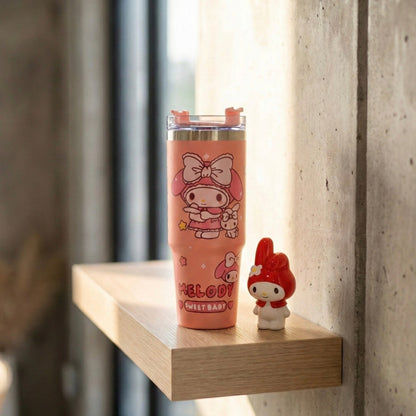 Roza My Melody termos od nehrđajućeg čelika s figurinom