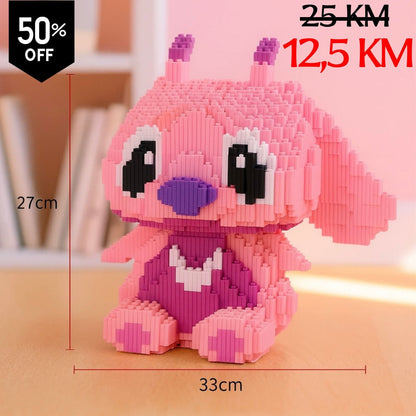 Roza i ljubičasta figurina Stitcha od 2205 kockica LEGO