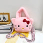 Roza Hello Kitty plišana torbica za ljubitelje slatkih dodataka