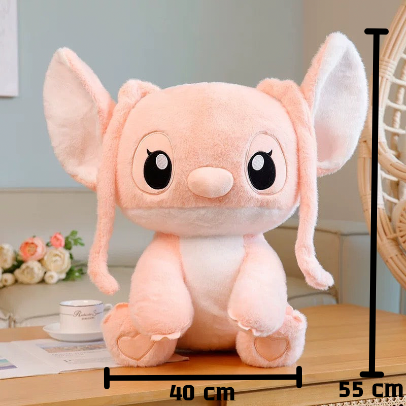 Pink plush Angel doll from STITCH PLIŠANI JASTUK for decorative cushions