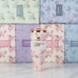 Pink floral patterned stanley quencher h2o tumbler with gold rim and matching pink lid 40 oz 1200 ml
