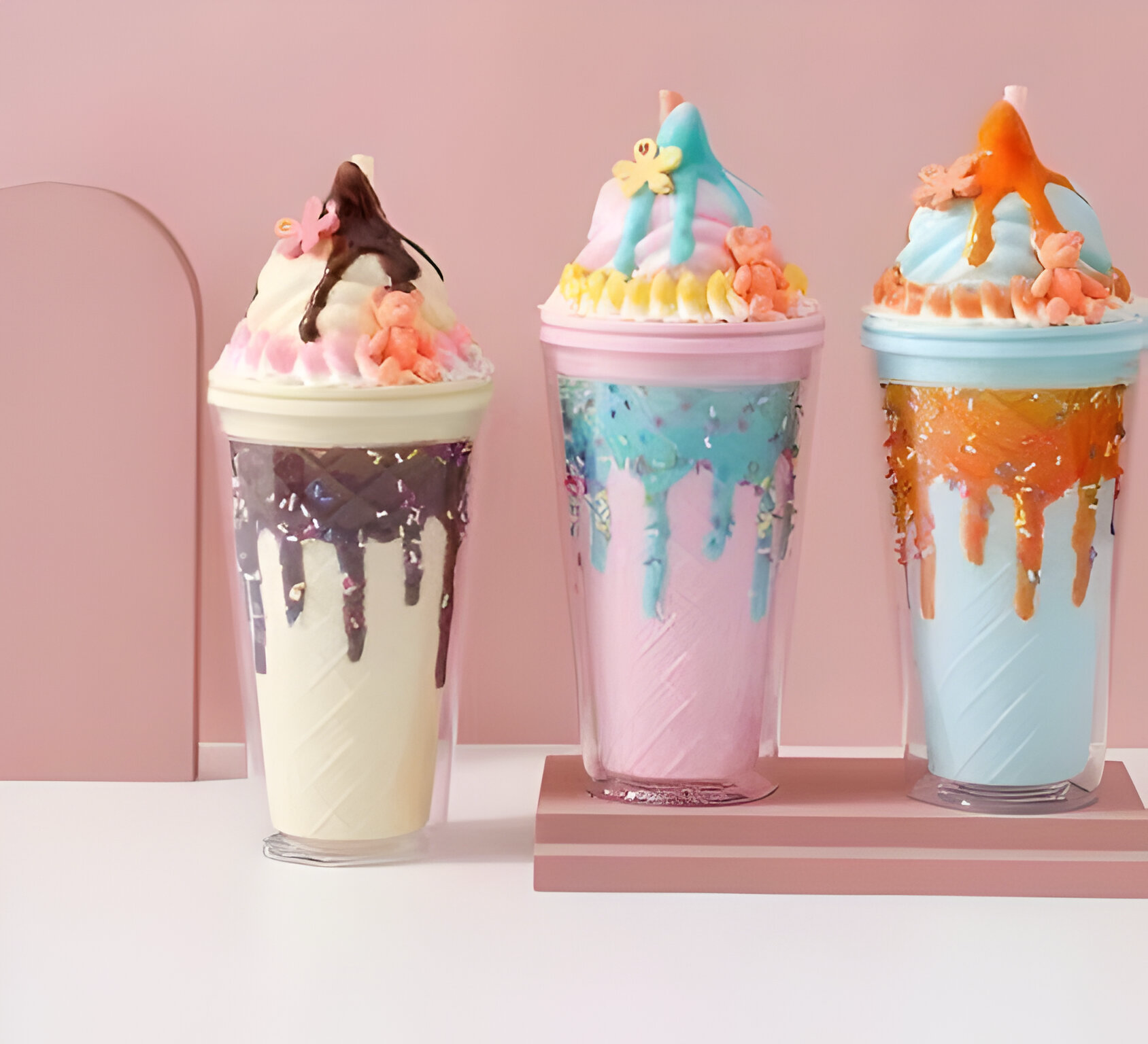 Šarena mliječna šaka u CREAM LATTE FLAŠA za savršeni latte doživljaj