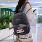 Gray plush Kuromi backpack from KUROMI PLIŠANA TORBICA collection