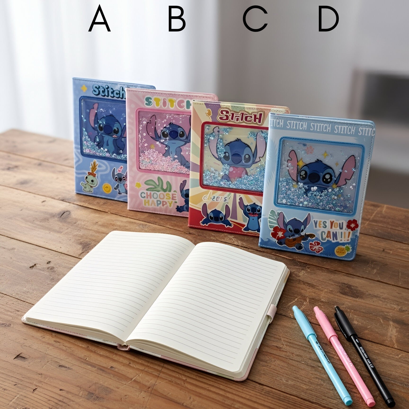 Stitch glitter srebrni skicbuk u STITCH ROKOVNIKU A5