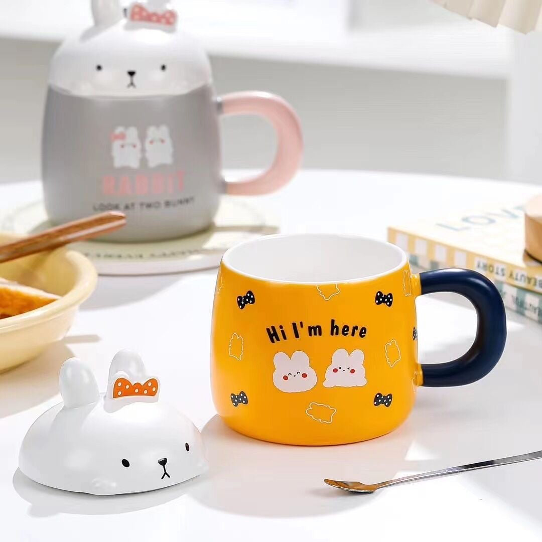 Slatke šalice s motivima zečića u RABBIT KERAMIČKA ŠOLJA setu