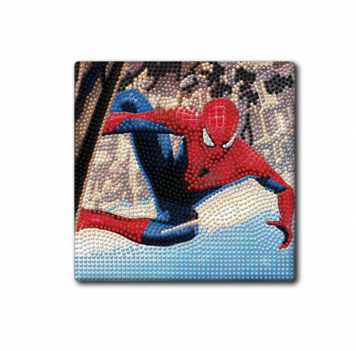 Spiderman diamond painting DIY umjetnost 20x20 cm prikladan