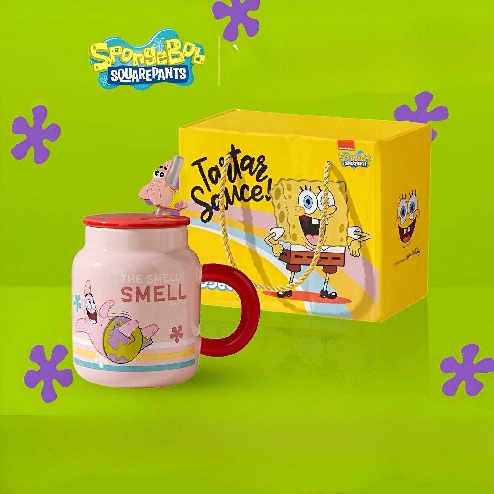 Spongebob Squarepants mug in poklon kutiji s Patrick Star dizajnom