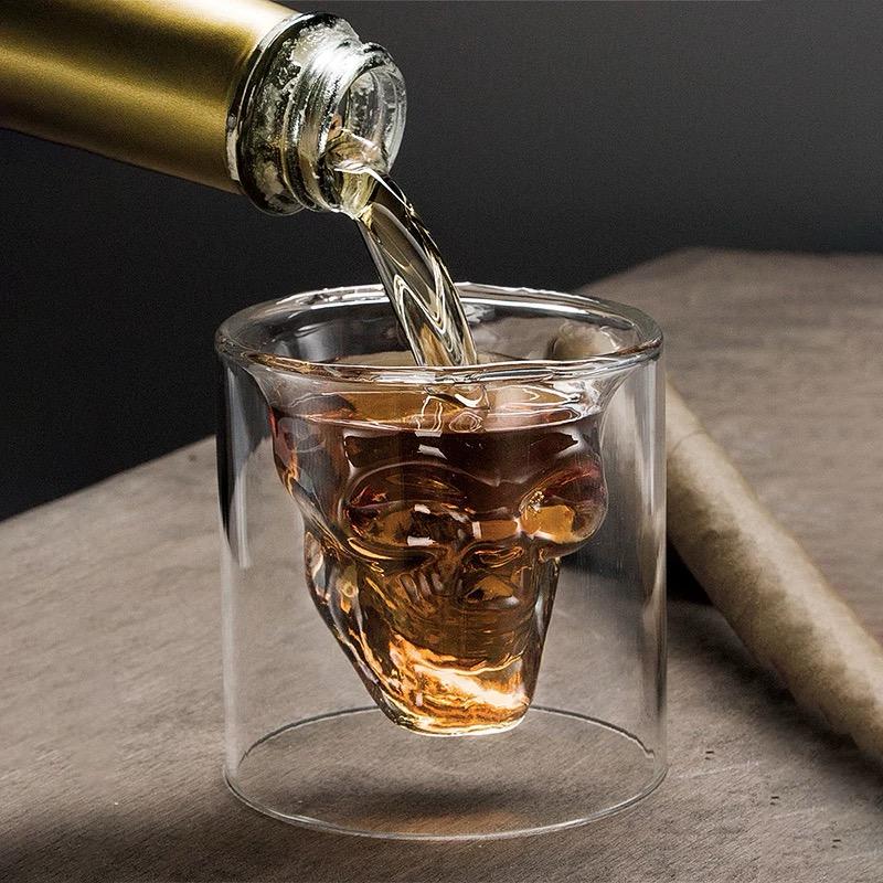 Lobirana čaša KOSTUR duplo dno 200ml od duplo stakla