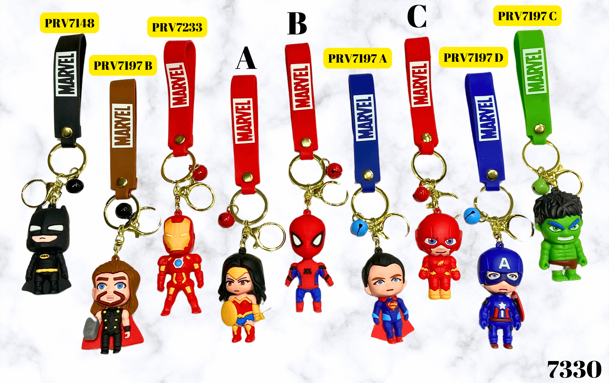 Superhero keychains iz MARVEL AVENGERS PRIVJESAK za fanove Avengers serijala