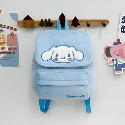 Svijetloplava plišana torba s likom Cinnamorolla u CINNAMOROLL TORBICA & RUKSAK