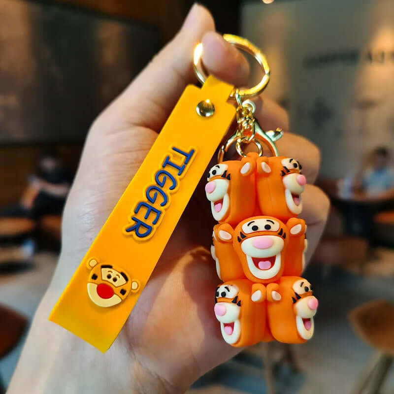 Tigger Privjesak s likovima naslaganim na privjesku za ključeve