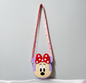 Ljubičasta Mickey Mouse silikonska torbica s Minnie licem i pink točkama