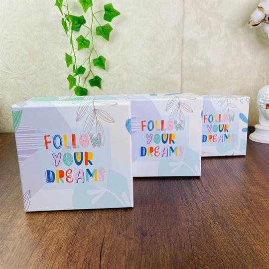 Tri ukrasne kutije DREAMS savršene za darove i dekoraciju