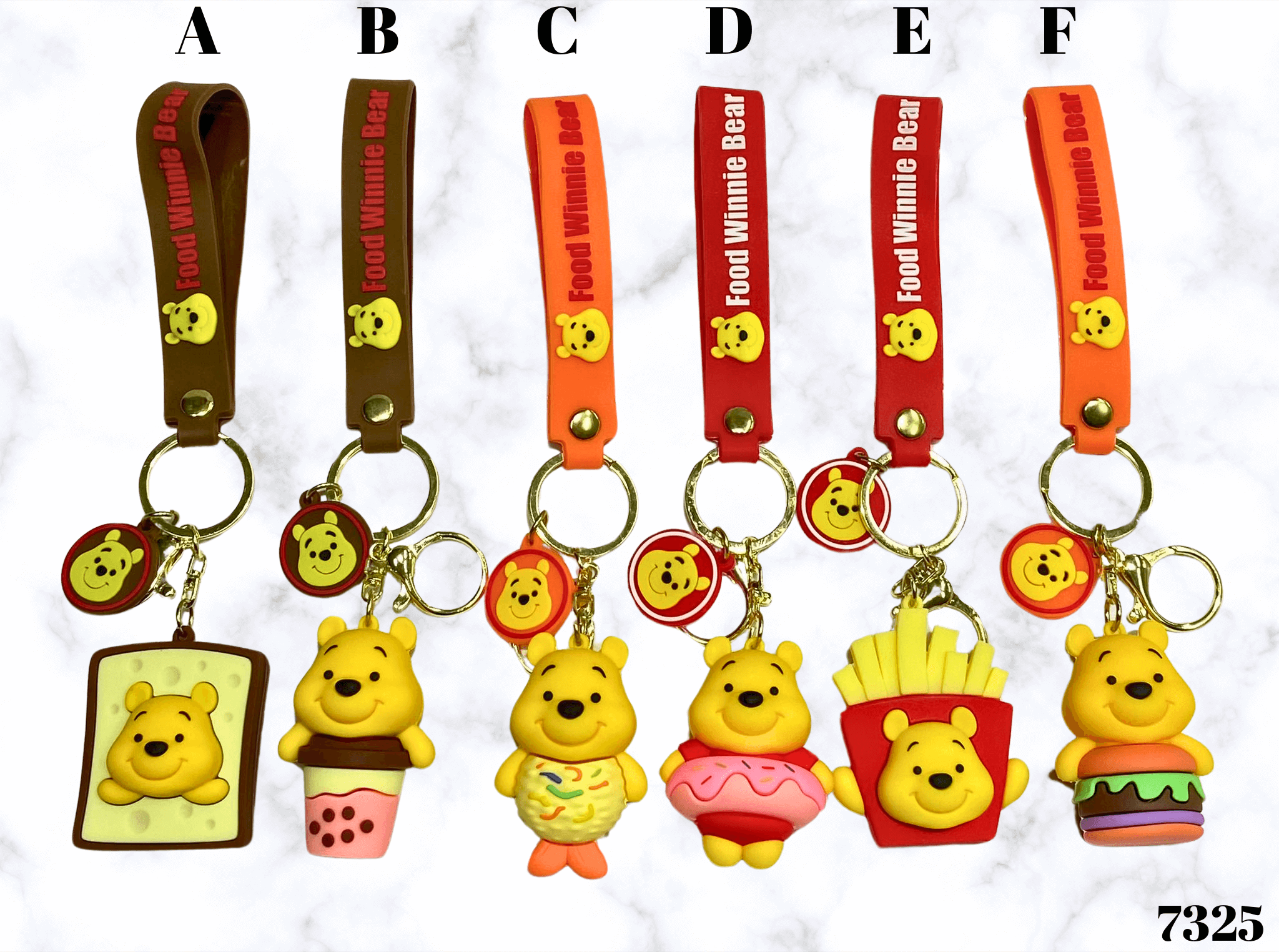 Winnie the Pooh food-themed privjesak s likovima omiljenih junaka iz crtića