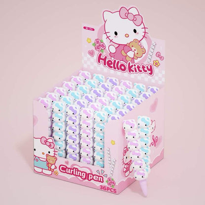 Hello Kitty hemiška olovka s ružičastim plastičnim tijelom, mašnama i srcima u pastel bojama