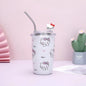 Hello Kitty termos čaša 450ml od nehrđajućeg čelika s slamkom i poklopcem