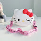 Hello Kitty silikonska torbica s crvenom mašnom i ružičastim remenom
