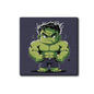 Zelena Hulk diamond painting DIY umjetnost 20x20 cm s teksturiranim zelenim površinom i crnim okvirom