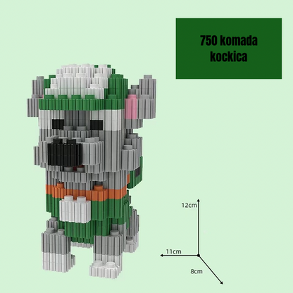 Keramički set čajnik s Brick-built dog figurine iz PAW PATROL LEGO