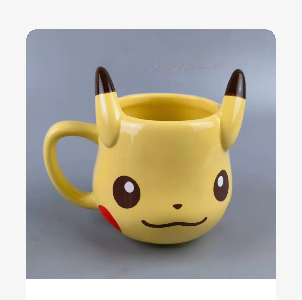 Žuta Pikachu keramička šolja idealna za keramički set čajnik