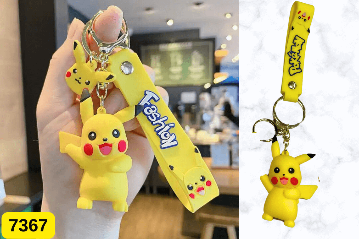 Žuti Pikachu privjesak savršen dodatak za ljubitelje Pokémona