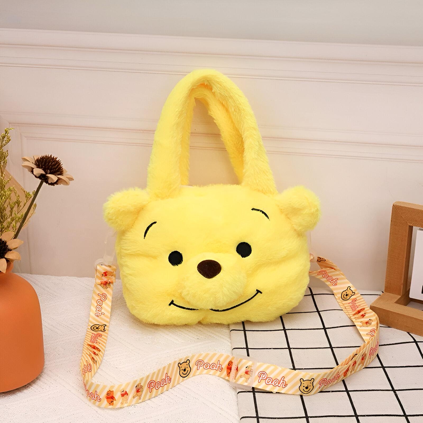 Žuta Winnie the Pooh plišana torbica WINNIE THE POOH TORBICA za ljubitelje medvjedića