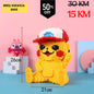 Žuti Pikachu od Lego kockica (2455) s crveno-bijelom kapom